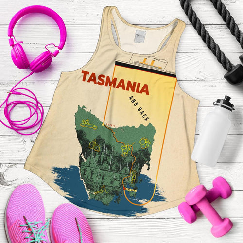 Racerback Tank - Tasmania Top Tank - Women - Vibe Hoodie