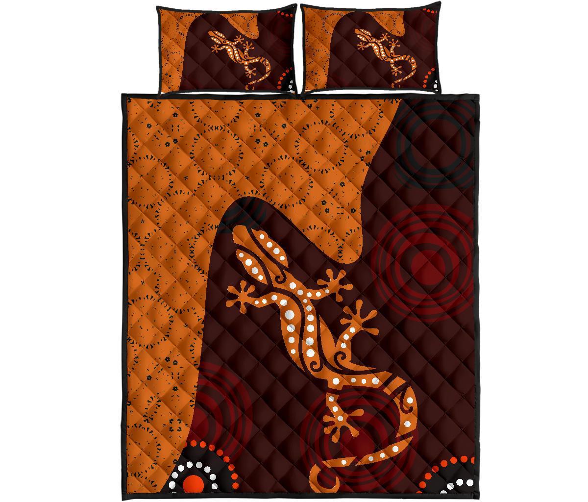 aboriginal-quilt-bed-set-lizard-in-aboriginal-dreaming