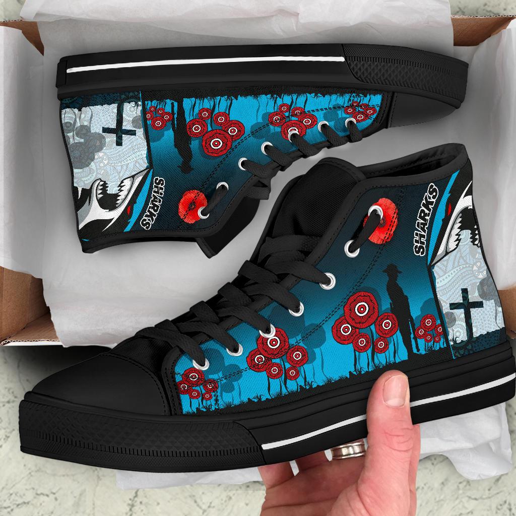 sharks-high-top-shoe-cronulla-anzac-day