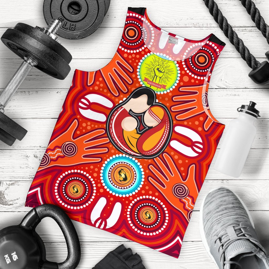 mens-tank-top-aboriginal-family-with-dot-painting-art-2