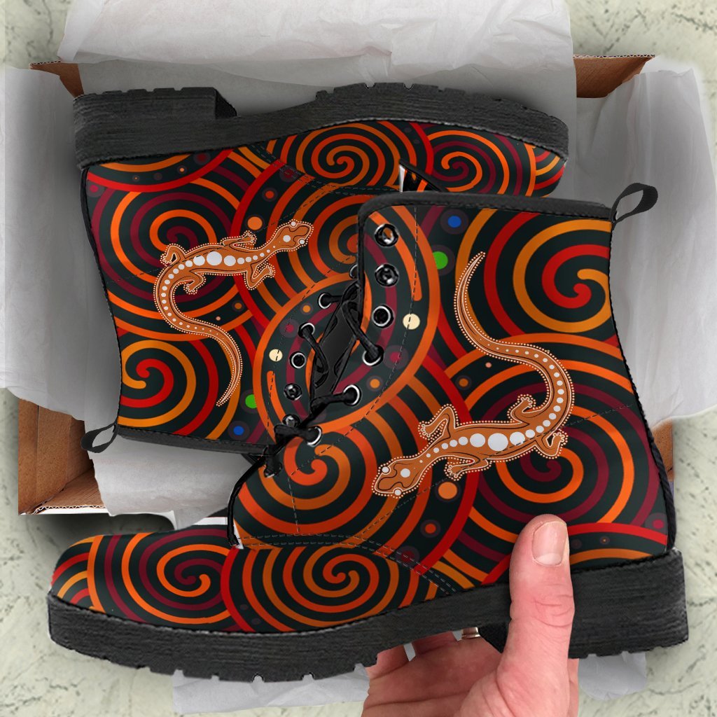 aboriginal-leather-boots-indigenous-lizard-dreaming