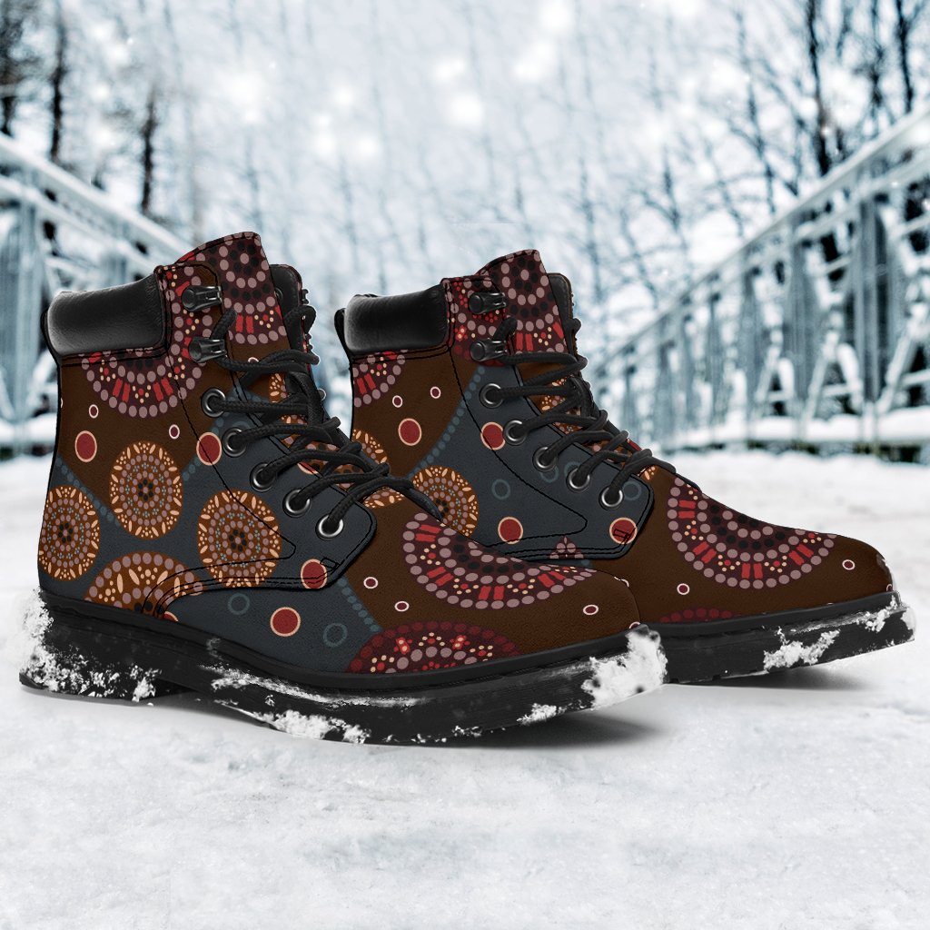 aboriginal-boots-circle-dot-painting-all-season-ver02