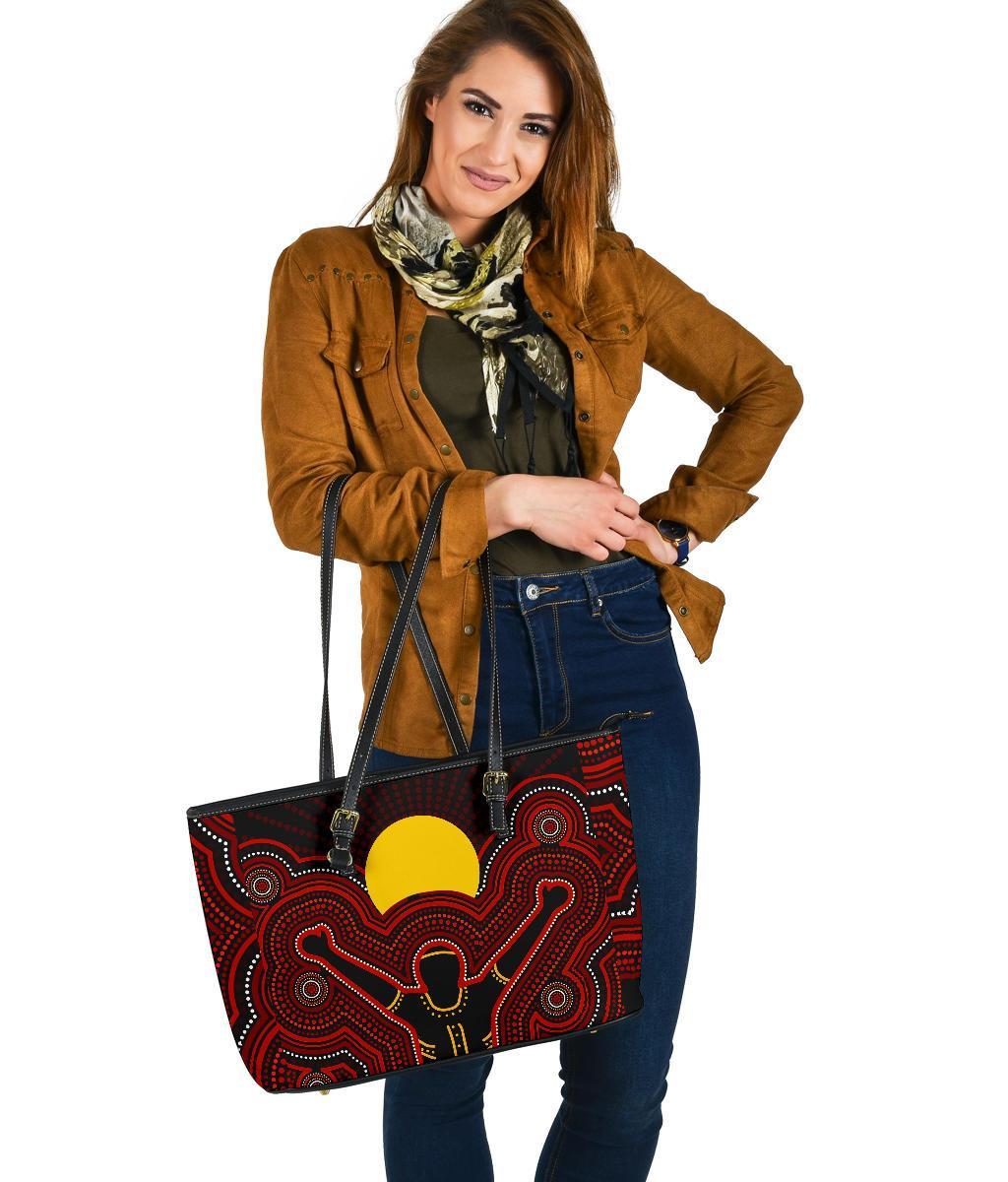 aboriginal-large-leather-tote-bag-the-sun-always-shines