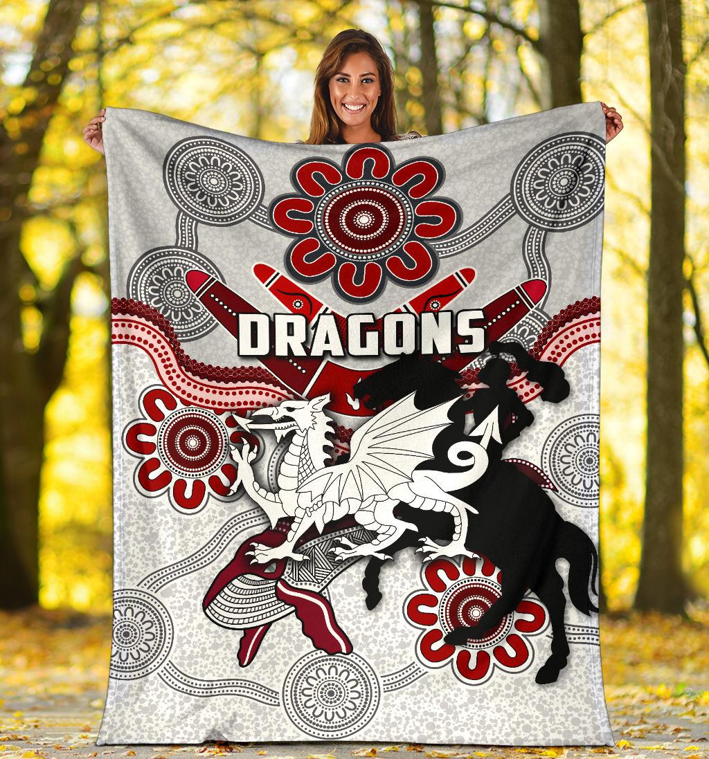 dragons-premium-blanket-st-george-indigenous-white