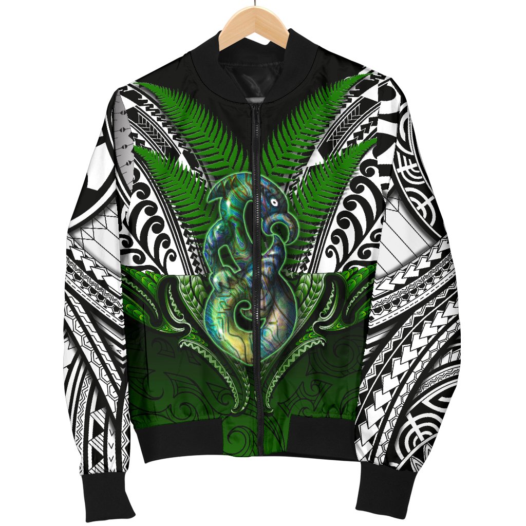manaia-mythology-men-bomber-jacket-silver-fern-maori-tattoo