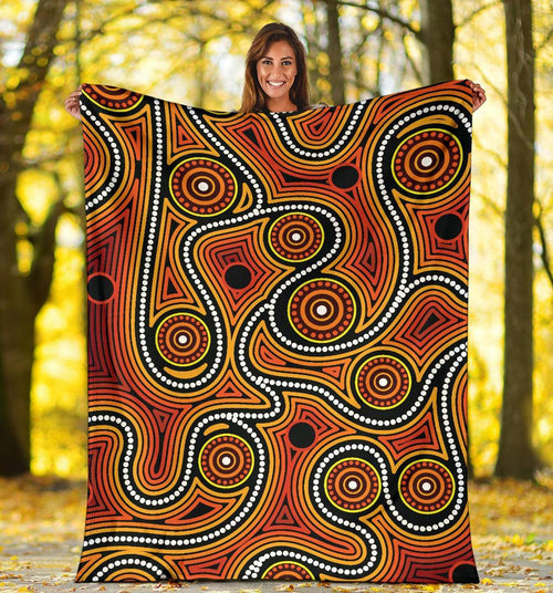 premium-blanket-indigenous-circle-dot-painting-ver01