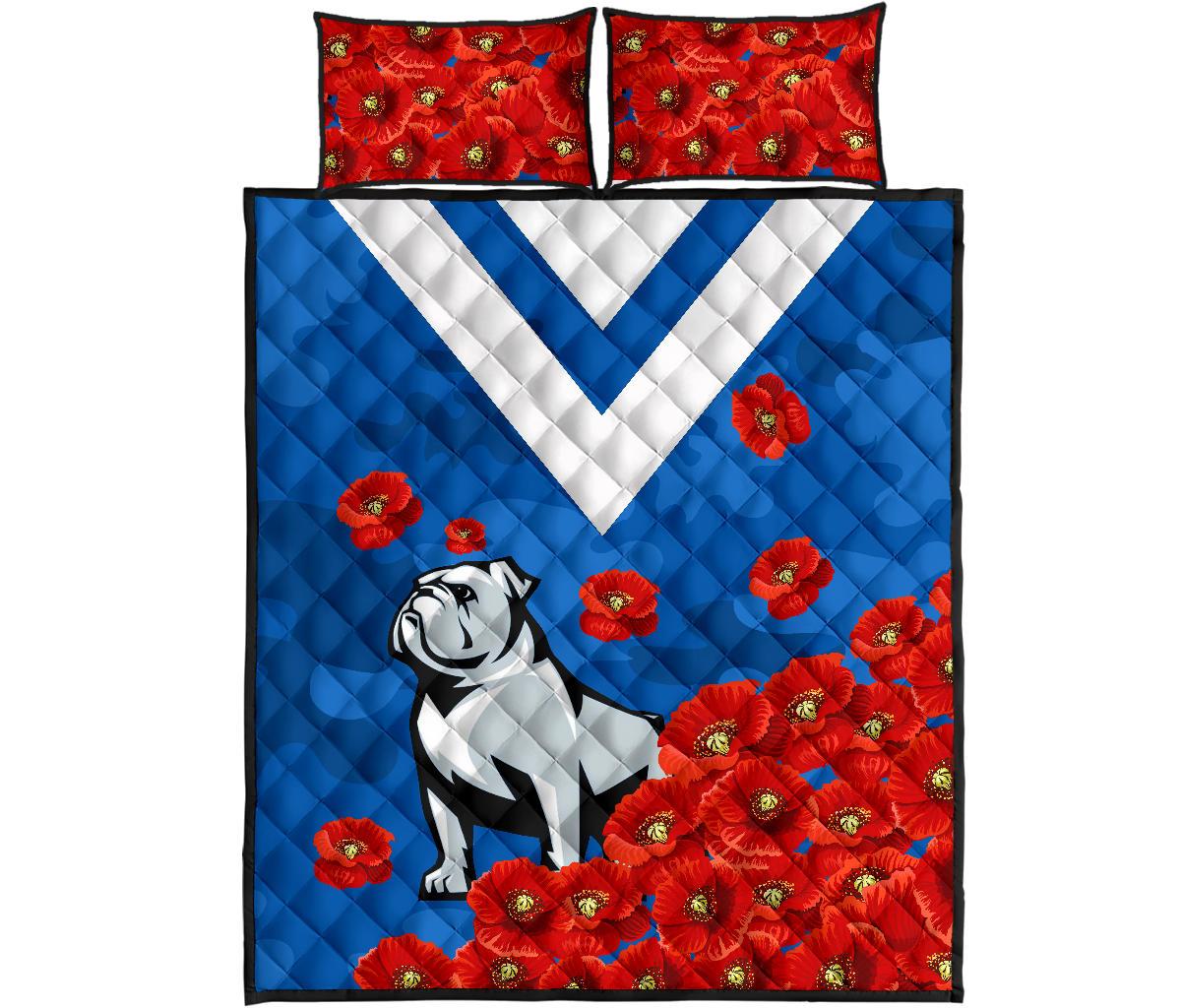 bulldogs-quilt-bed-set-poppy-flowers
