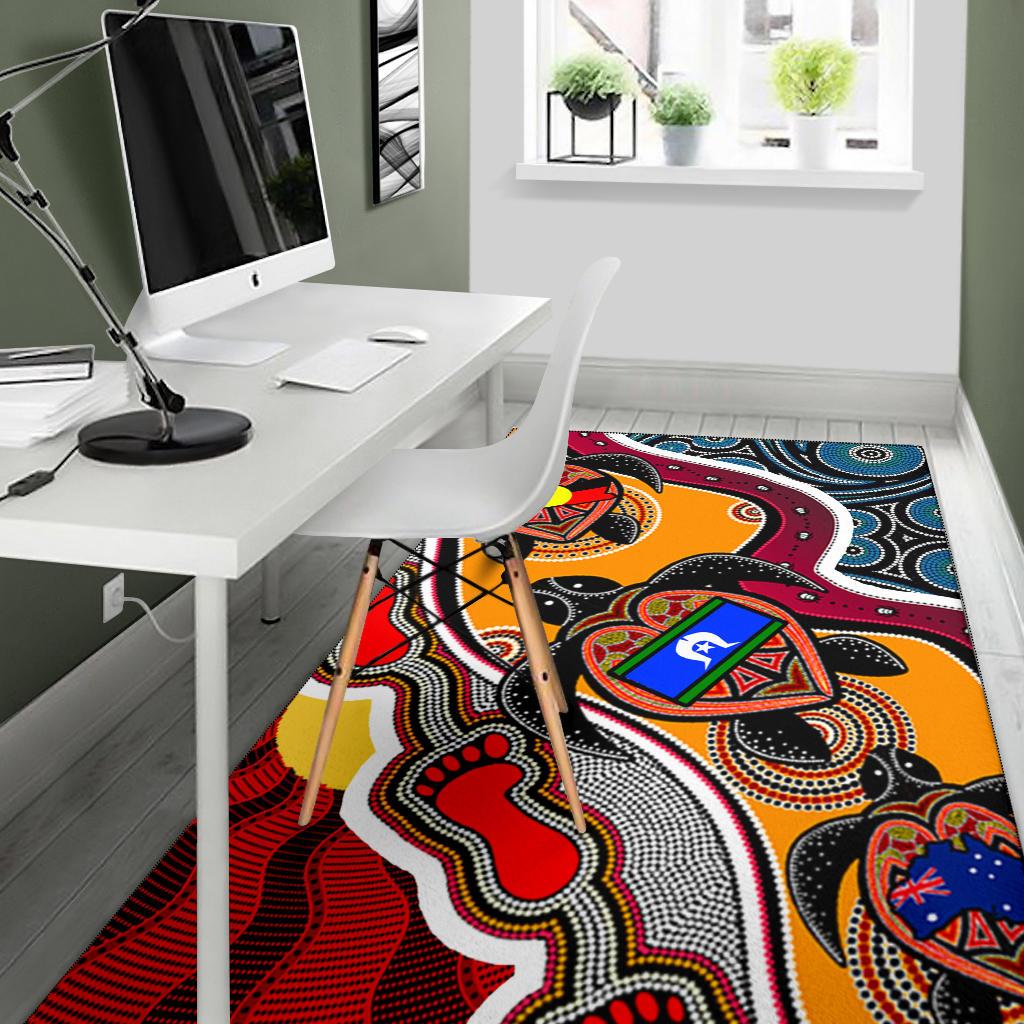 area-rug-australia-aboriginal-dots-with-turtle-and-naidoc-flags