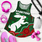 (Custom Personalised) Rabbitohs Women's Racerback Tank Magic Style - Vibe Hoodie