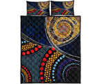 quilt-bed-set-aboriginal-dot-panting-art-with-snake
