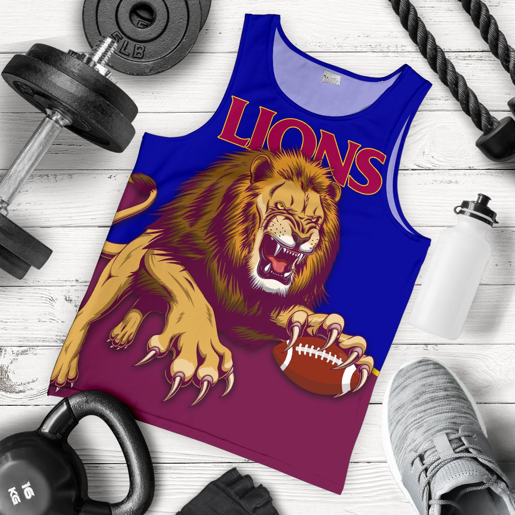custom-personalised-brisbane-mens-tank-top-lions-three-stripes