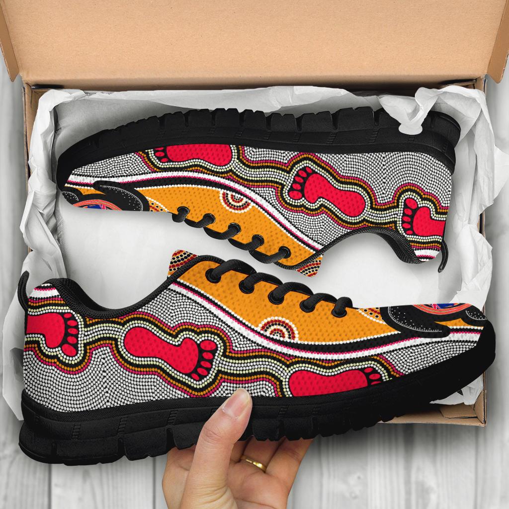 aboriginal-sneakers-turtle-patterns-aus-flag-footprint-dot-painting