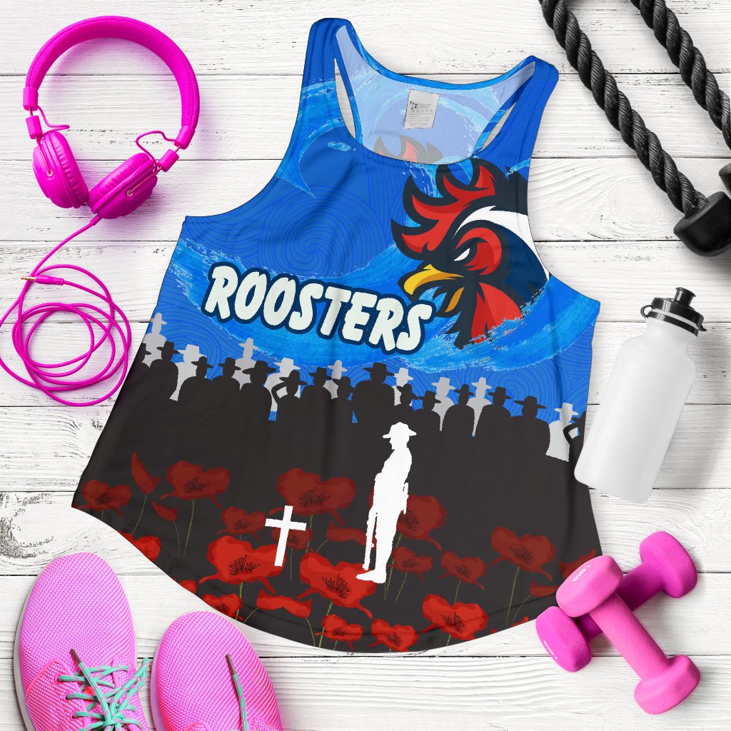 Sydney Roosters Women Racerback Tank Prairie Style - Vibe Hoodie