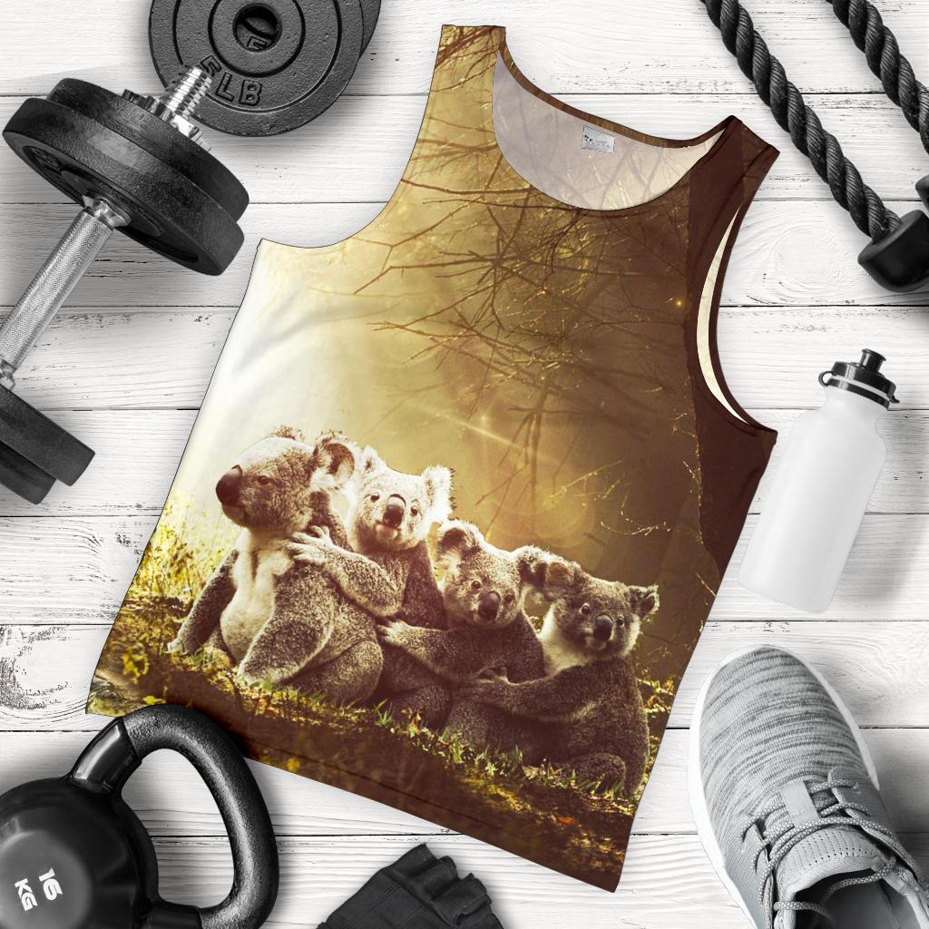 mens-tank-top-koala-family-landscape-art