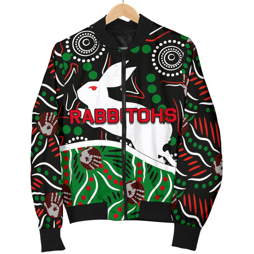 rabbitohs-women-bomber-jacket-aboriginal