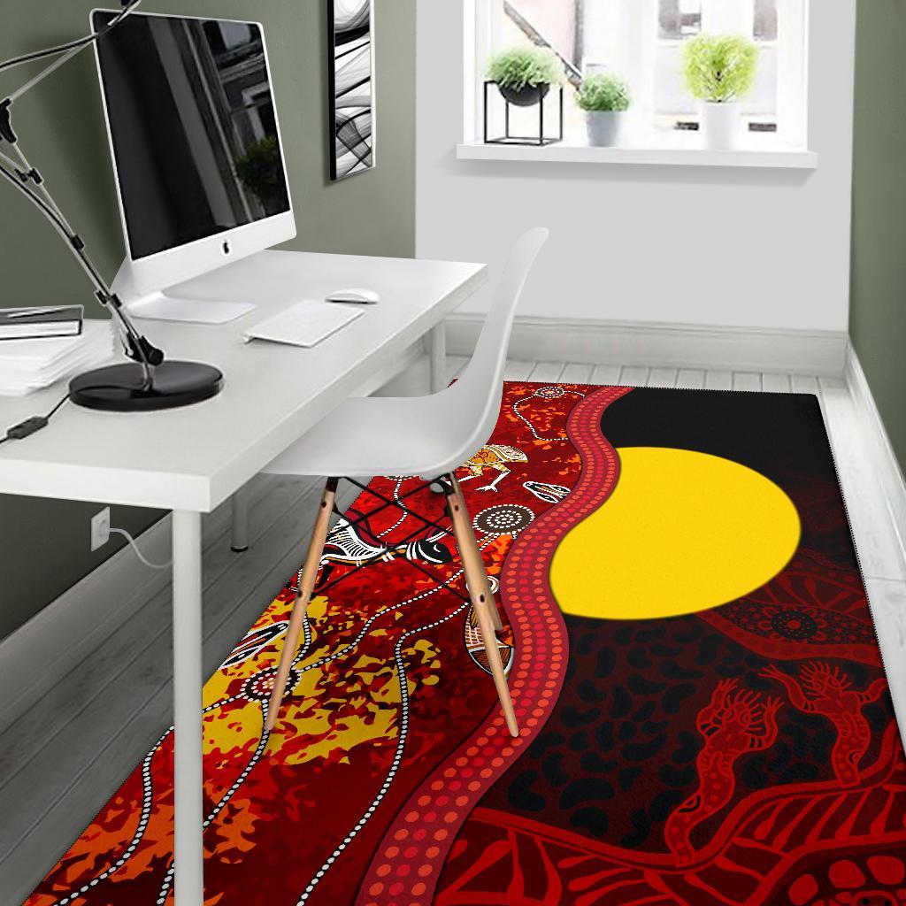 aboriginal-area-rug-red-indigenous-flag