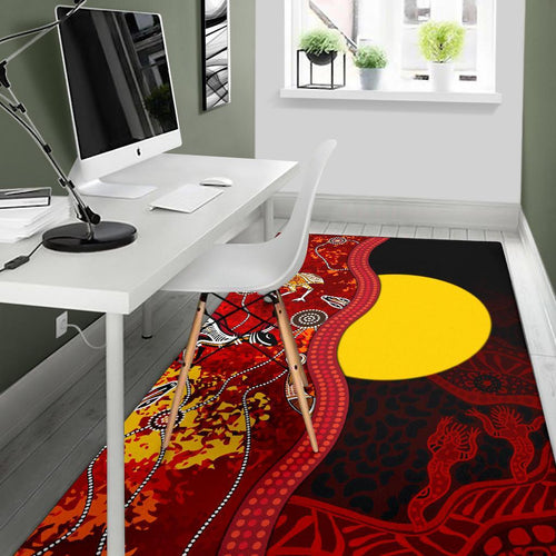 aboriginal-area-rug-red-indigenous-flag