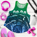 Torres Strait Islands Women's Racerback Tank - Blue - Vibe Hoodie