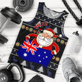 christmas-personalised-mens-tank-top-australia-santa-claus-hold-the-flag-black