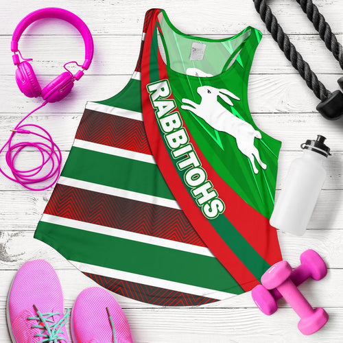 South Sydney Rabbitohs Women Racerback Tank Victorian Vibes - Vibe Hoodie
