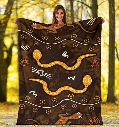 aboriginal-premium-blanket-indigenous-snake-hand-brown-color
