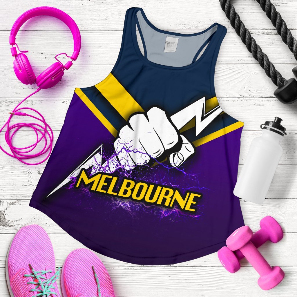 Melbourne Women's Racerback Tank Thunder - Vibe Hoodie