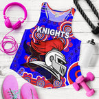 Newcastle Knights Women Racerback Tank Indigenous - Vibe Hoodie