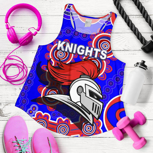 Newcastle Knights Women Racerback Tank Indigenous - Vibe Hoodie