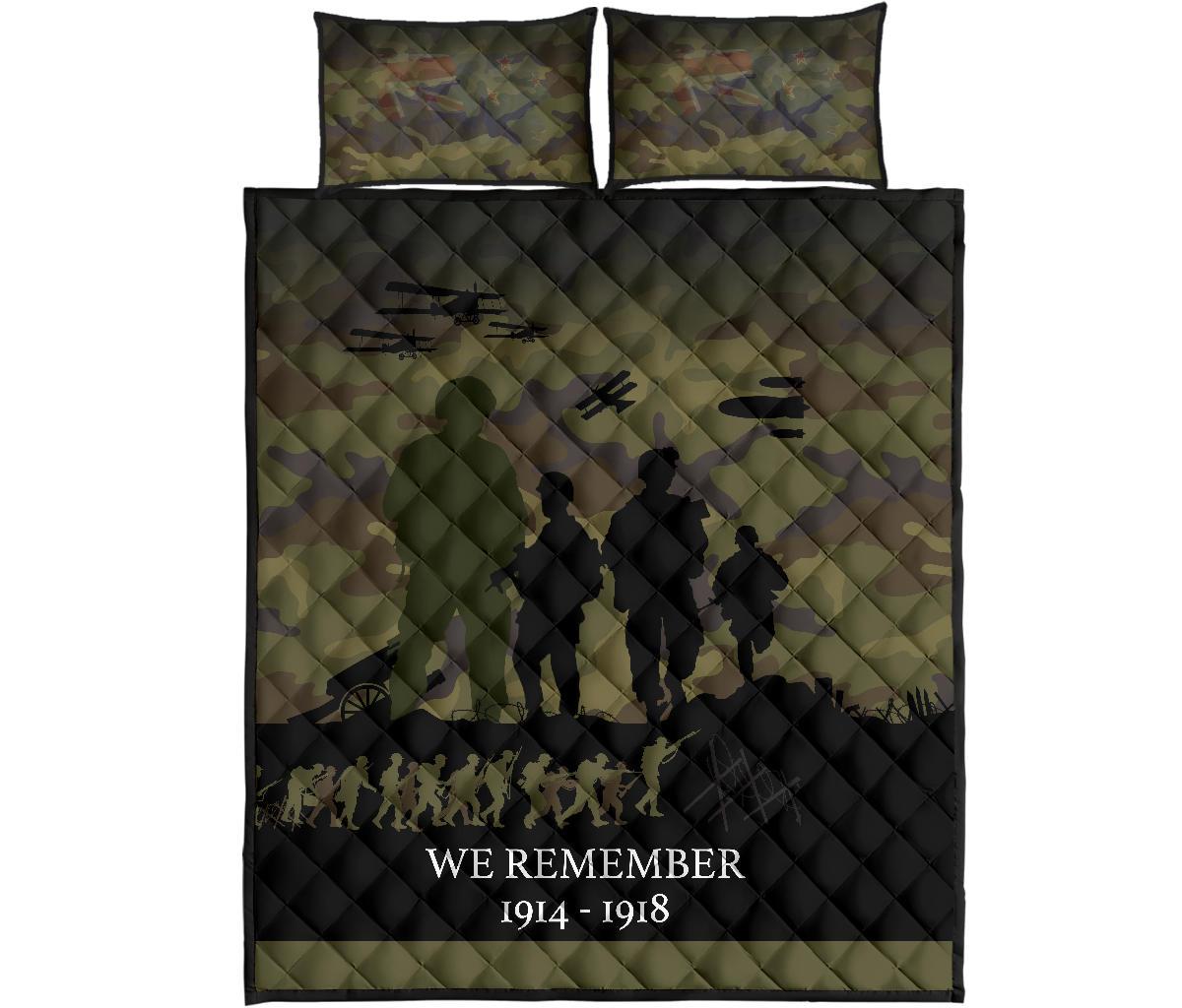 we-remember-anzac-camo-new-zealand-quilt-bed-set
