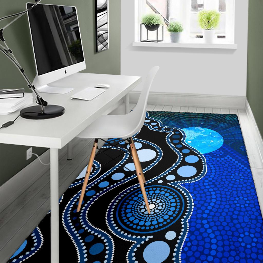area-rug-australia-indigenous-flag-circle-dot-painting-art-rug