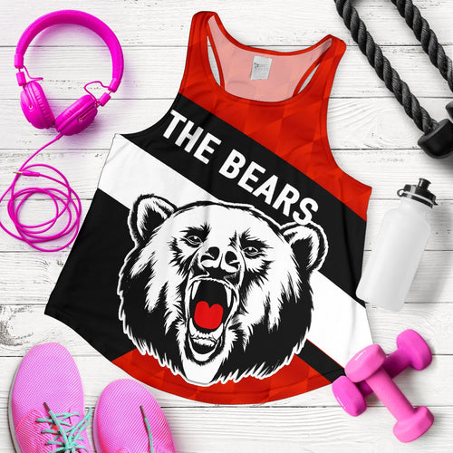 North Sydney Women Racerback Tank The Bears Sporty Style - Vibe Hoodie