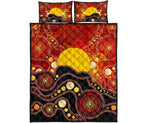 aboriginal-quilt-bed-set-aboriginal-lives-matter-flag-dot-painting-art