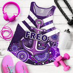 Fremantle Women Racerback Tank Dockers Indigenous Freo - Vibe Hoodie