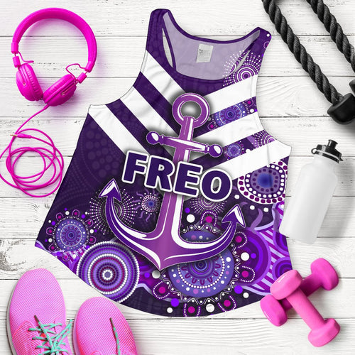 Fremantle Women Racerback Tank Dockers Indigenous Freo - Vibe Hoodie