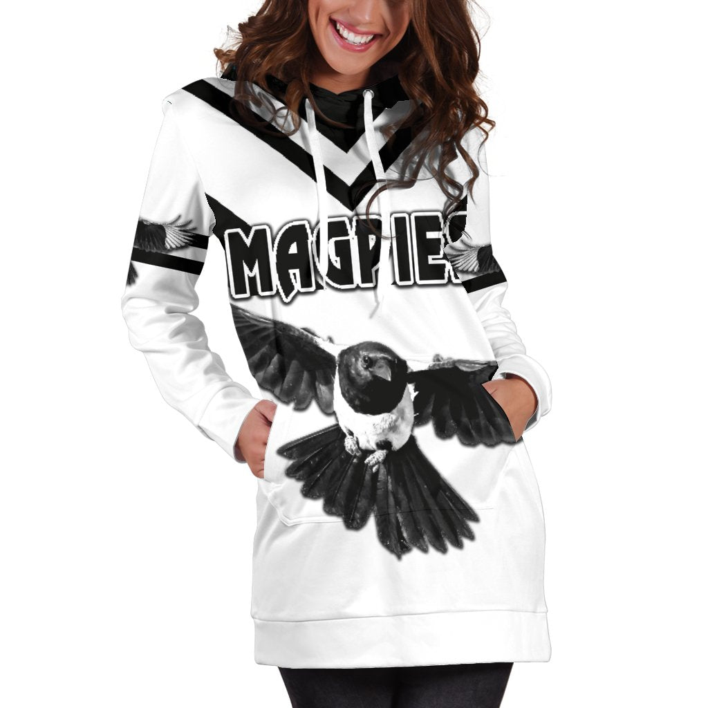 western-suburbs-magpies-womens-hoodie-dress-original-style-white