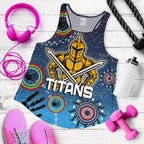 Naidoc Titans Women Racerback Tank Gold Coast Aboriginal - Vibe Hoodie