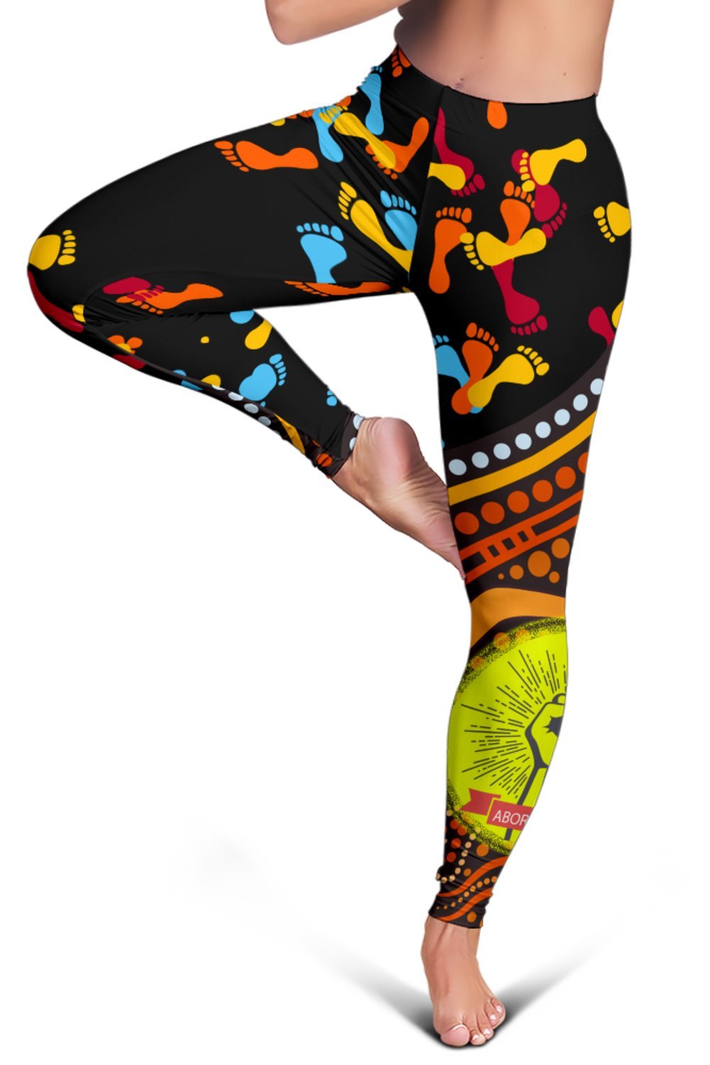 leggings-aboriginal-style-flag-dot-painting