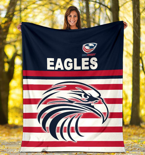 usa-rugby-premium-blanket-eagles-simple-style-navy