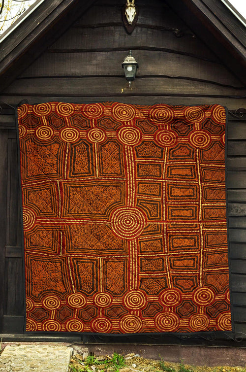 aboriginal-premium-quilt-australia-aboriginal-art-golden-farm