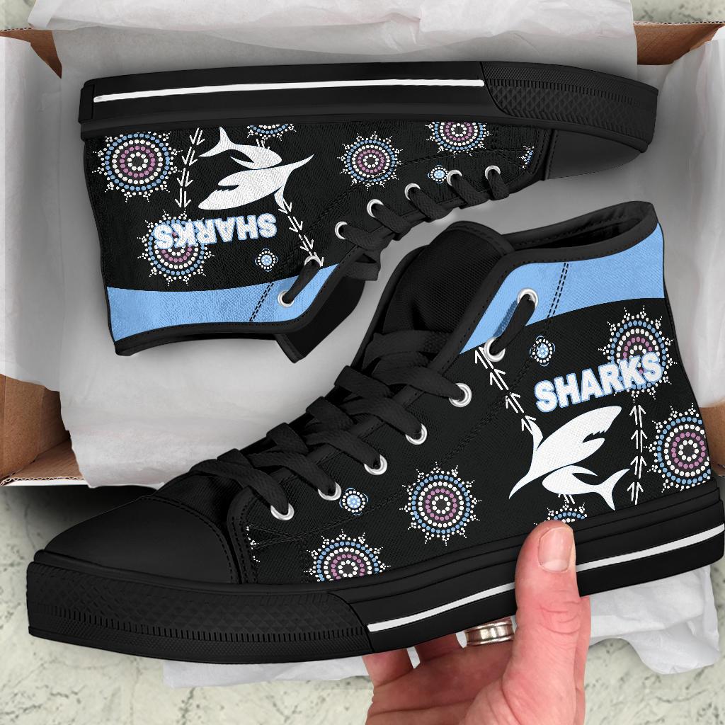 cronulla-high-top-shoe-sharks-simple-indigenous-black
