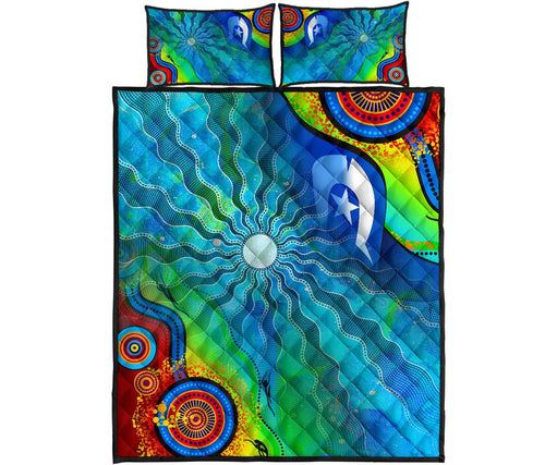 quilt-set-cover-torres-strait-islanders-flag-with-aboriginal-patterns-quilt-bed-set