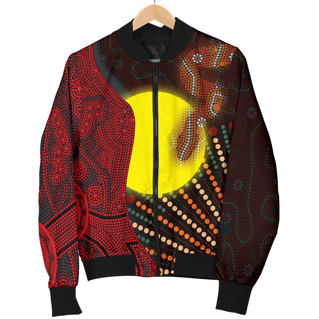aboriginal-mens-bomber-jacket-indigenous-snake-sun-dot-painting