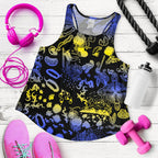 Racerback Tank - Australian Aboriginal Golden Wattle - Women - Vibe Hoodie