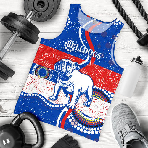 western-mens-tank-top-bulldogs-unique-indigenous