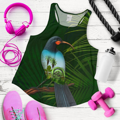 Huia Bird New Zealand Women'S Racerback Tank - Vibe Hoodie