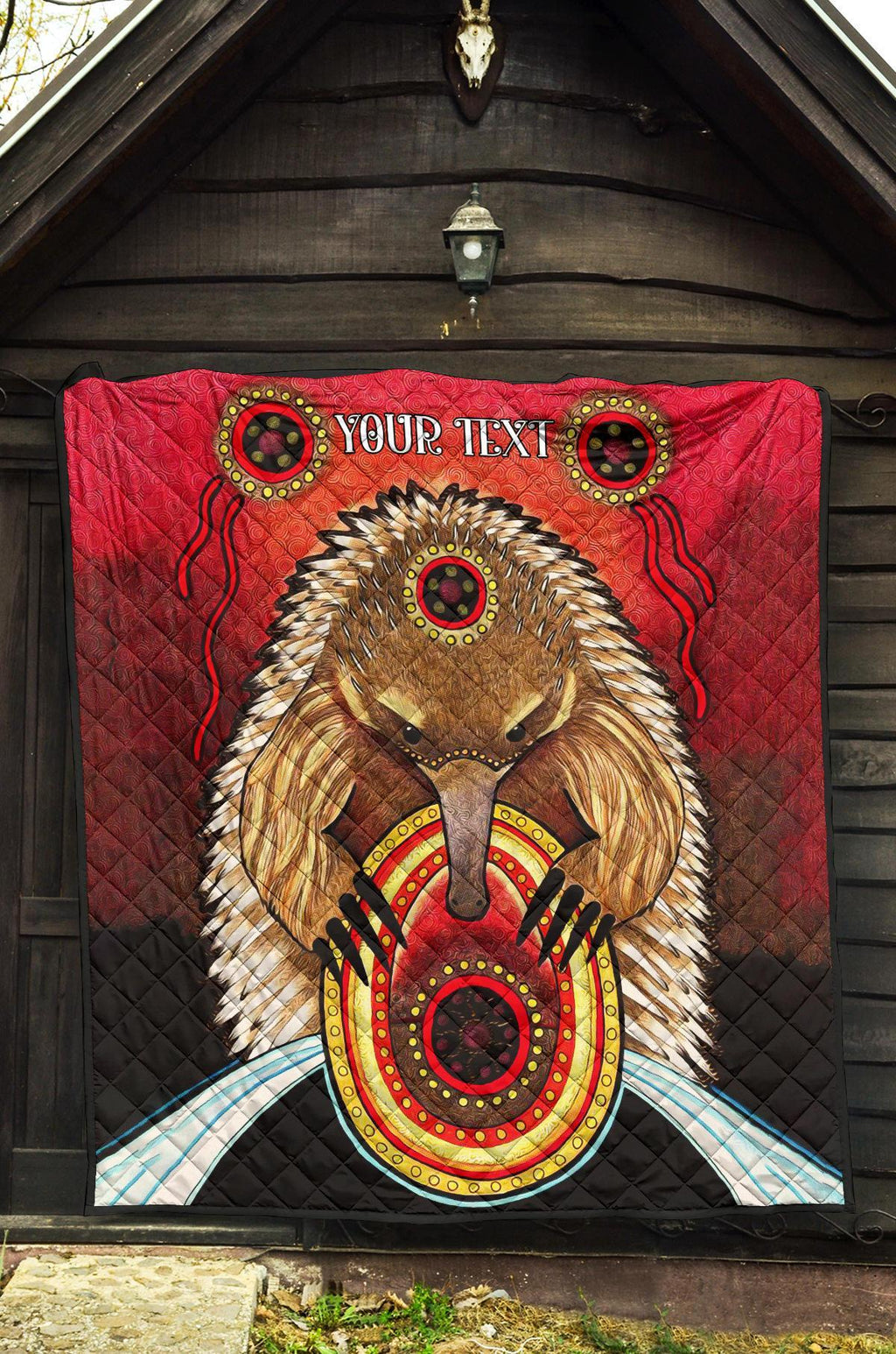 custom-premium-quilt-australian-echidna