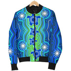 1staustrali-aboriginal-mens-bomber-jacket-aboriginal-turtle-family