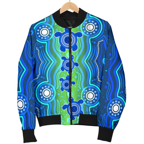 1staustrali-aboriginal-mens-bomber-jacket-aboriginal-turtle-family