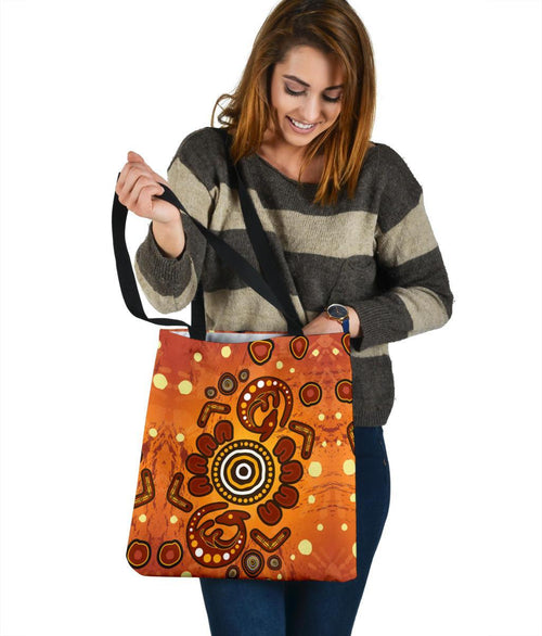 aboriginal-tote-bags-baby-kangaroo-and-dot-painting-patterns