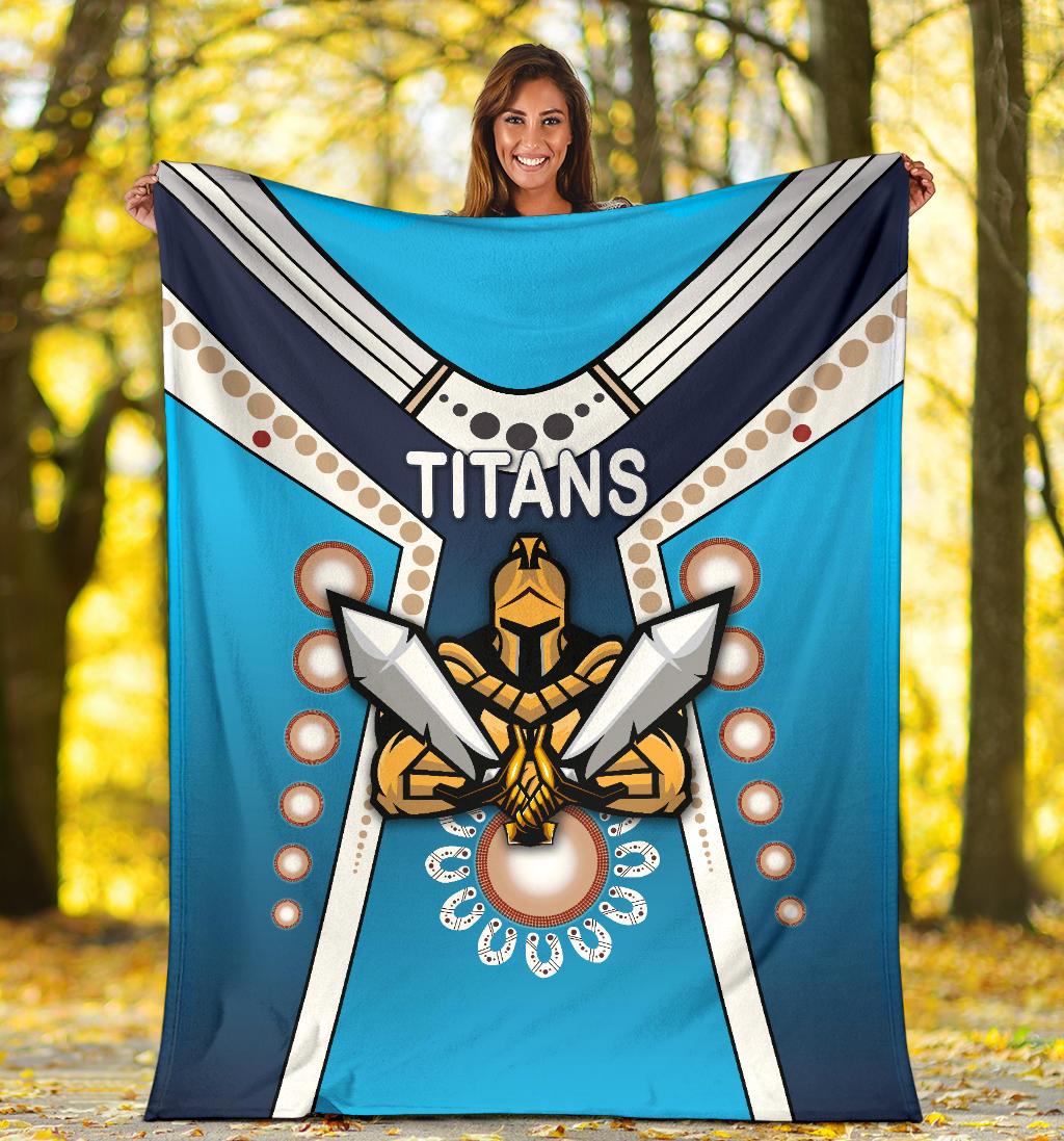 gold-coast-premium-blanket-titans-gladiator-simple-indigenous